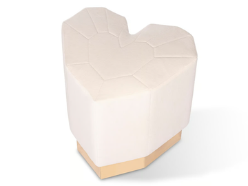 QUEEN HEART - Velvet pouf / stool by ROYAL STRANGER - view 2